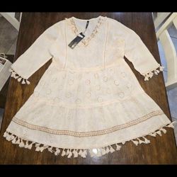 Cover up Polka Dot Swimwear Woman size L