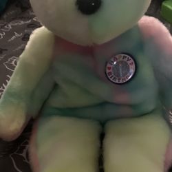 TY Beanie Baby B.B Birthday Bear
