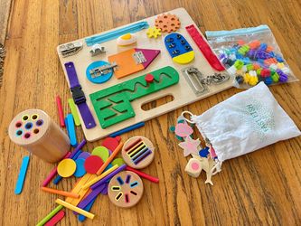 SENSORY COLORS SHAPES PUZZLE LEARNING EDUCATIONAL TOYS BABY/TODDLER