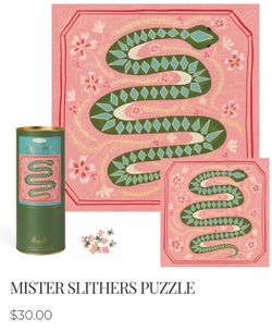 Jig Time Mister Slithers 1000-Piece Jigsaw Puzzle
