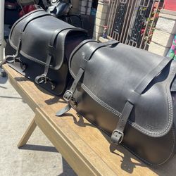 Leather Saddle Bags