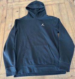 Jordan Brooklyn Fleece Black Hoodie Boys Grade School Size XL