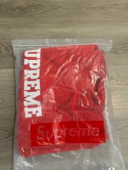Red quarter zip