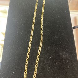 Mariner “flat Gucci Link”  Gold Chain 