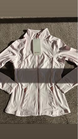 light pink lululemon define jacket