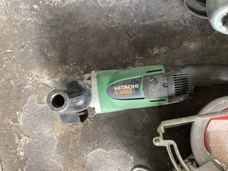 Hitachi 7” grinder