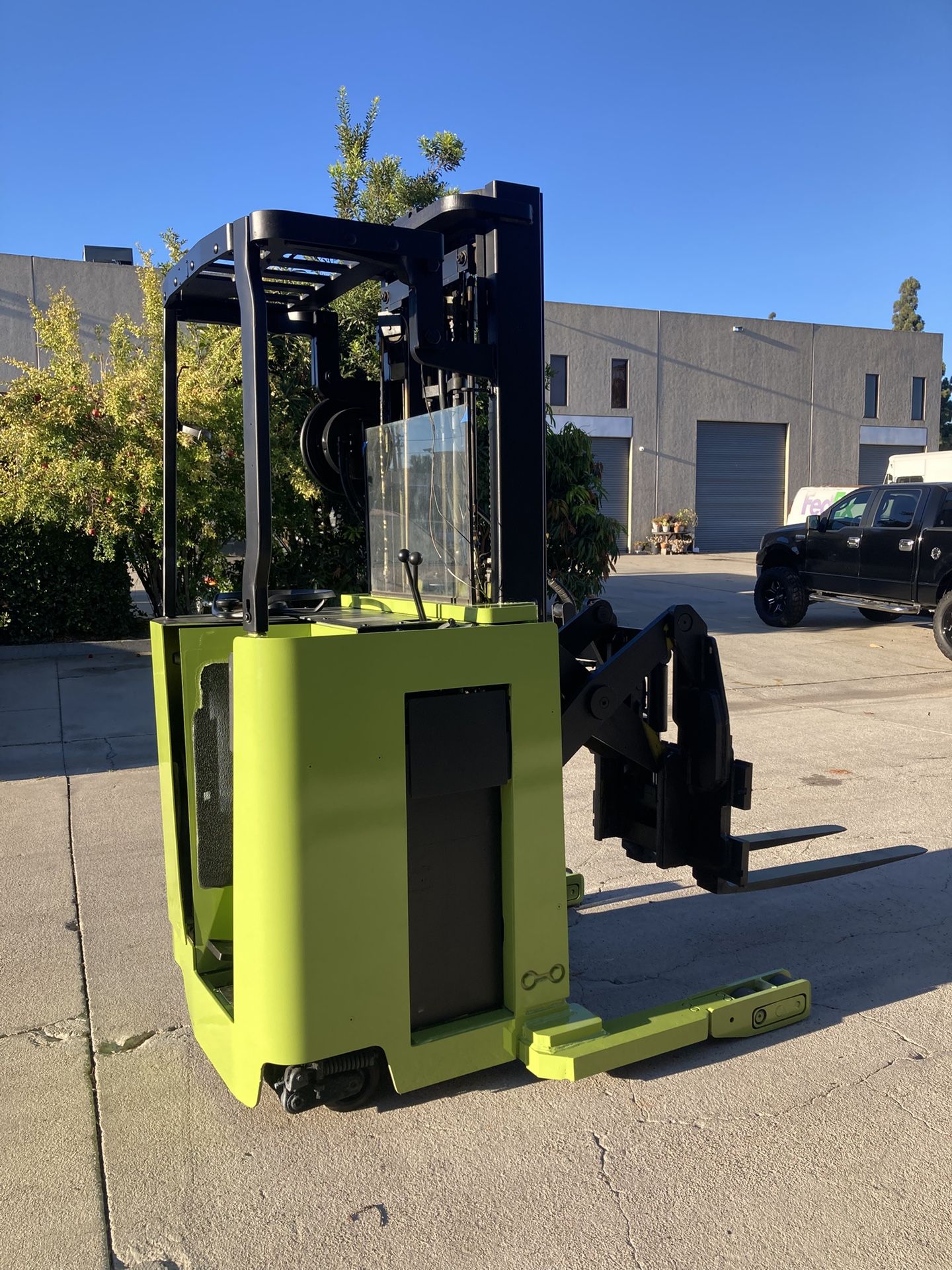 Clark Stand Up REACH Electric Forklift 3000 LB CAP