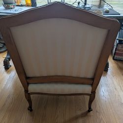 Silk Upholstered Armchair