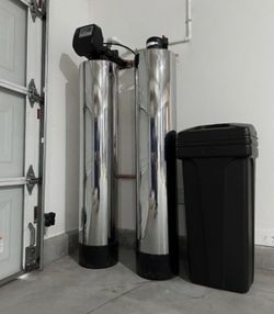 Dual Tank High Capacity Salt Softener with Advanced Filtration System + RO Alkaline Kitchen Filter