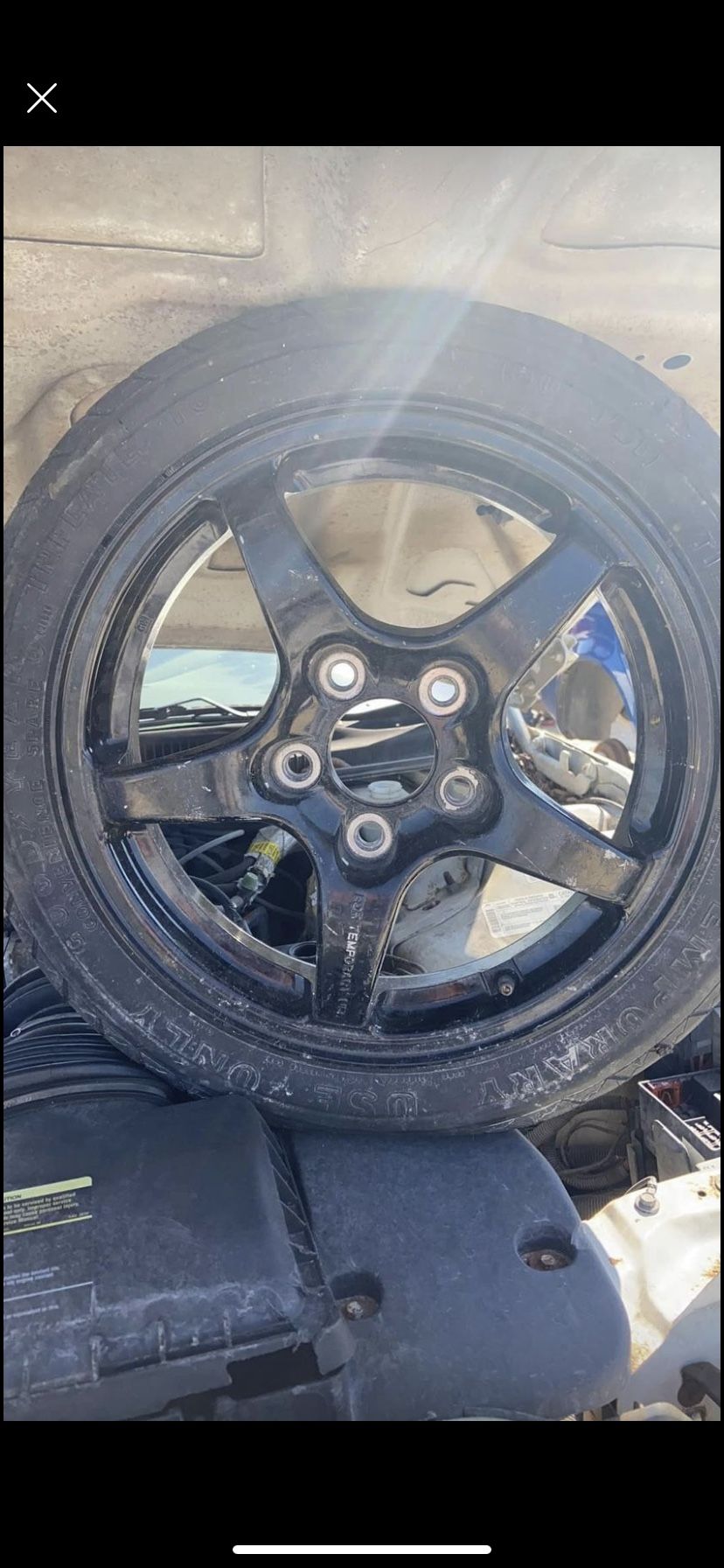 Cadillac CTS Spare Tire