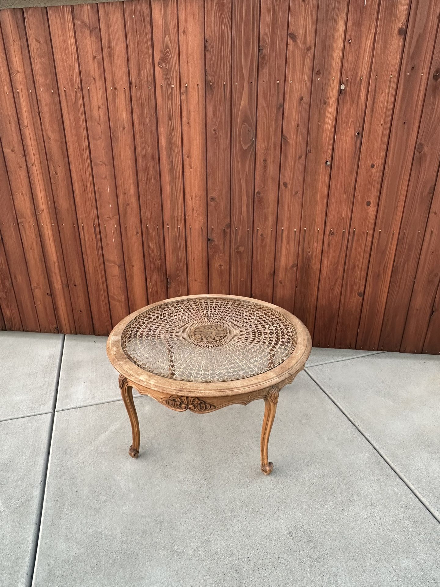 Amazing Wooden Coffee Table with Glass Top