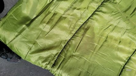 Green kids sleeping bag