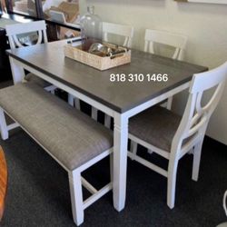 Beautiful! 6-pc Dining Table Set