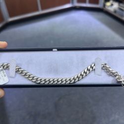 Sterling Cuban Bracelet 