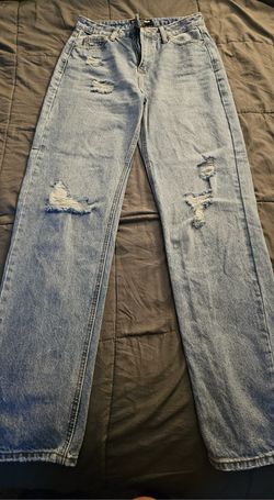 Slouch Fit Jeans - Medium Blue Wash