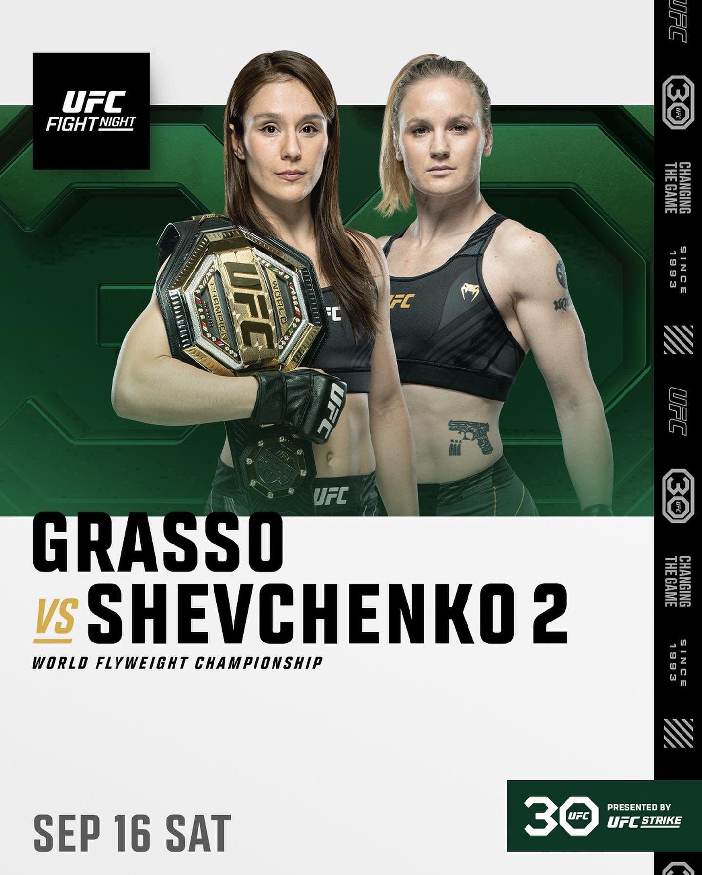 Grasso vs Shevchenko 2 UFC CHAMPIONSHIP TICKETS