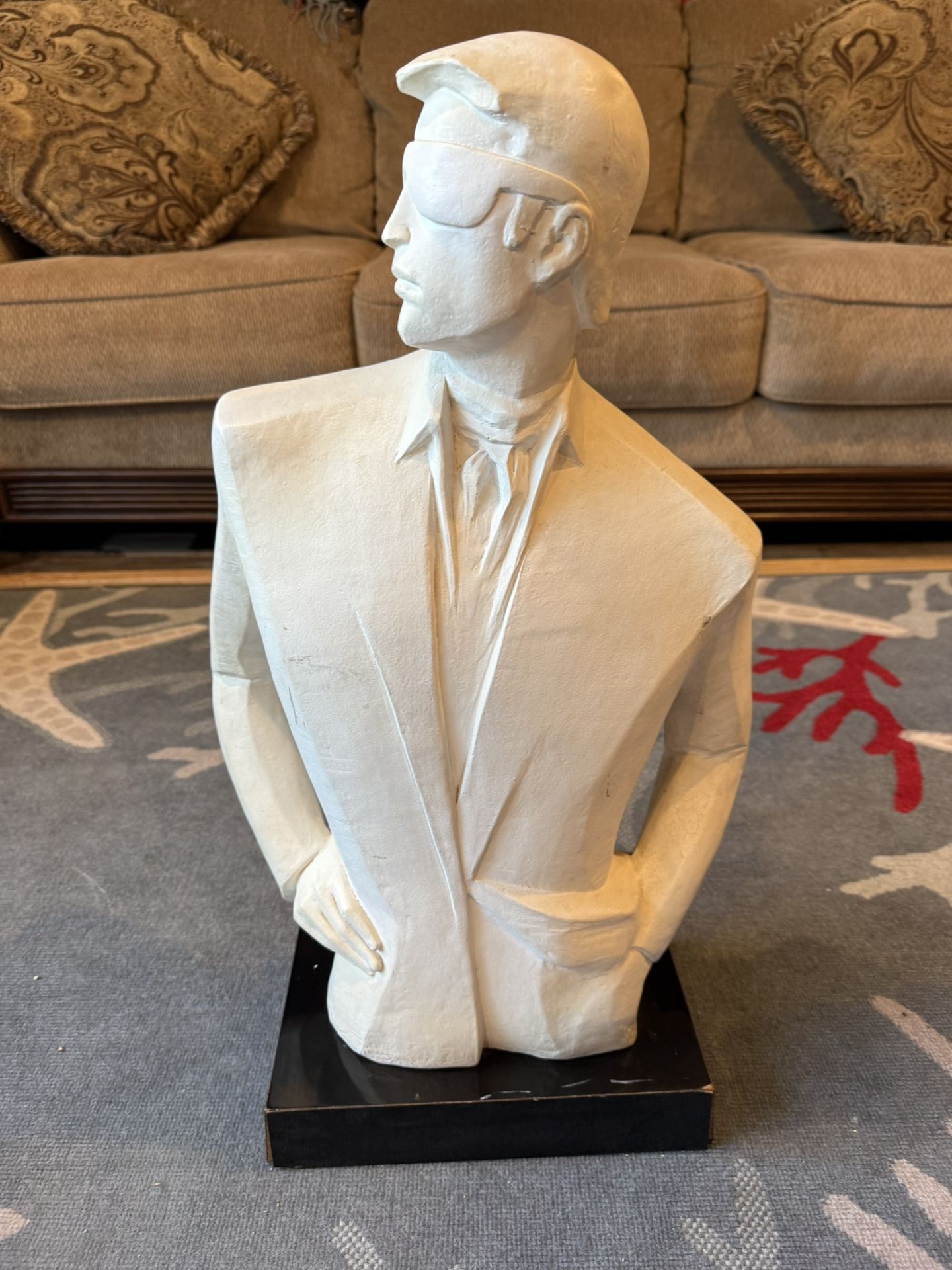 Mysterious created by artist David Fisher for Austin Productions in 1987. Austin Productions was founded in 1952 in Brooklyn, N.Y., and became synonym