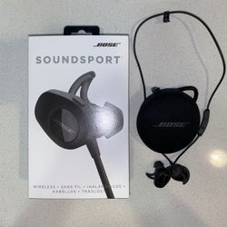 NEW BOSE SOUNDSPORT EARBUDS