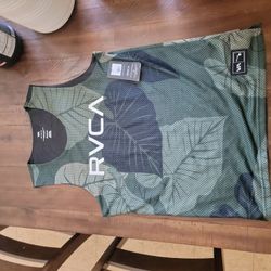 Mens 2x New RVCA Basketball Jerseys. RARE!!!