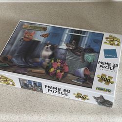 3D Cat puzzle