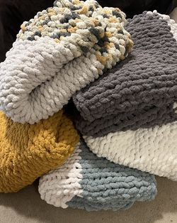 Chunky Blankets Handmade