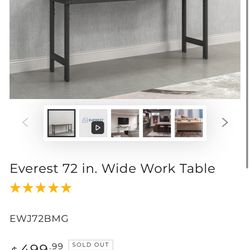 Everest Tall Cabinet & Work Table