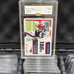 Tom Brady Gen Mint 10 Graded 