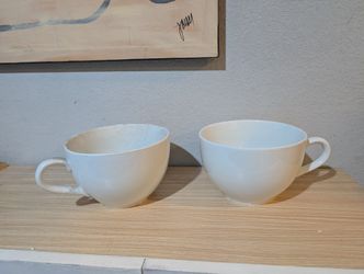 Large Coffee Mugs 10" Diameter X 7" Tall