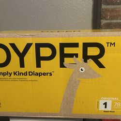 New Dyper Brand Diapers Sz 1 
