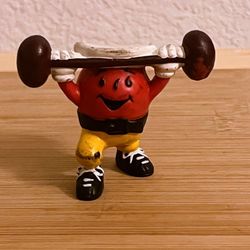 Vintage 1990's Kool-Aid Man Weightlifting PVC Figure Kraft