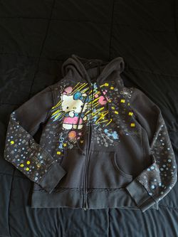 Vintage 2000s Y2K hello kitty zip-up