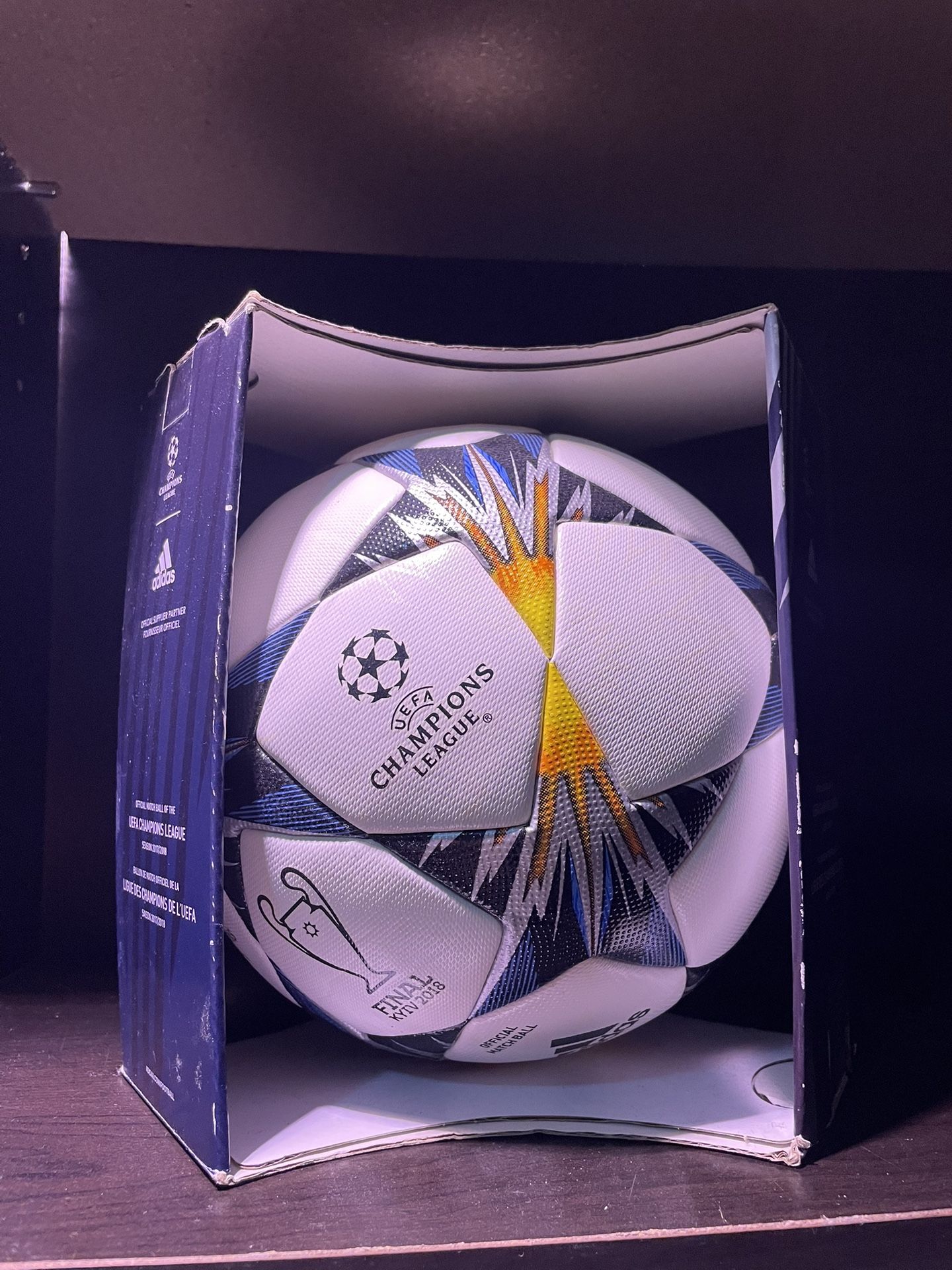 2018 Adidas UEFA Champions League Soccer Ball – Brand New in Original Packaging!