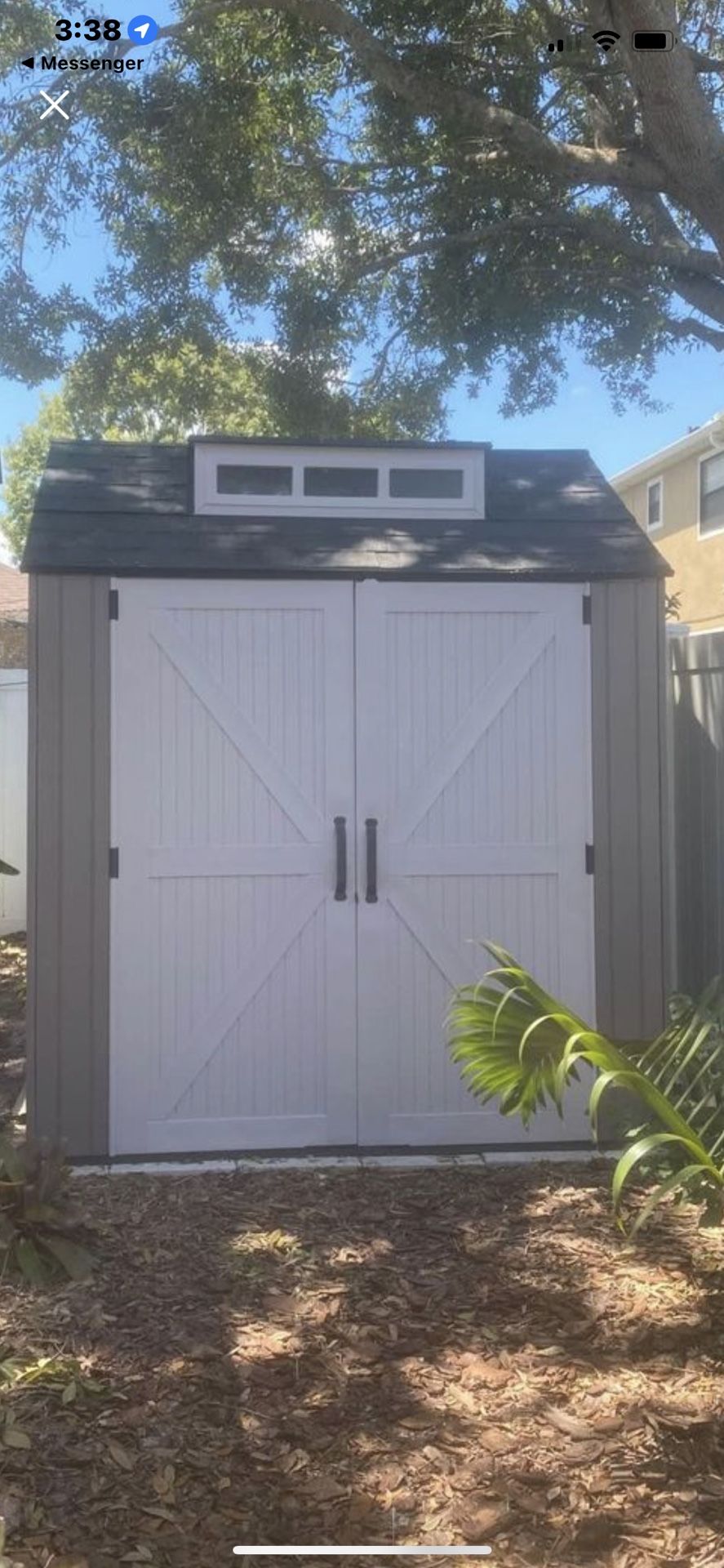7x7 Rubbermaid Shed