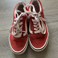 Boys Red Vans