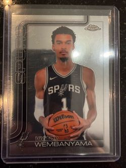 🔥 Wemby Topps Chrome Image Variation Spurs
