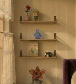 Set of (3) Rustic Wood Shelves approx 16" x 5" Brand New with bag of wall hardware of screws & anchors