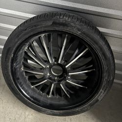 Rims 24” Needs one tire
