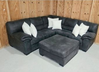 Sofa sectional and Ottoman