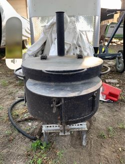 Hitch Bbq pit with basket
