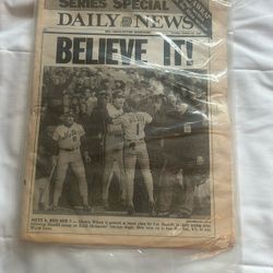 Daily News 10/28/86 Mets Win W.S.