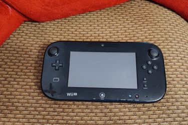 Nintendo Wii U GamePad Controller Black WUP-010 USA Gamepad Only for parts/not working untested