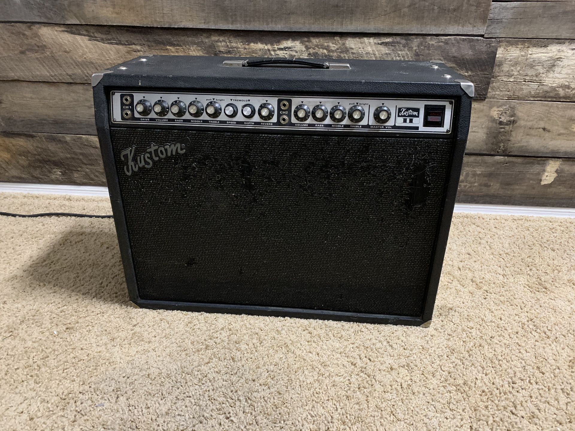 Vintage Kustom II-L (2 channel 12” Speakers) Guitar Amp