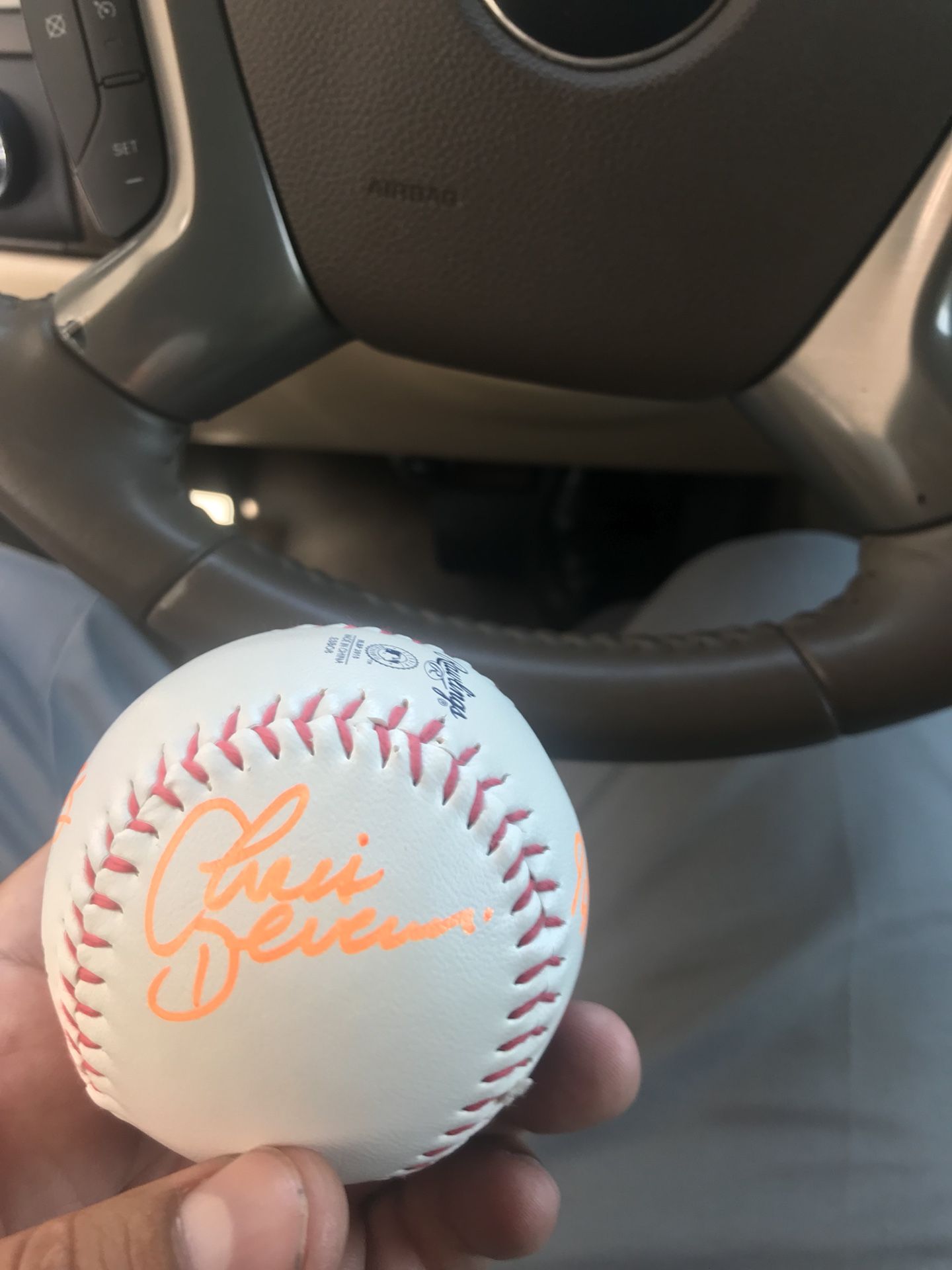 Astros autographed ball