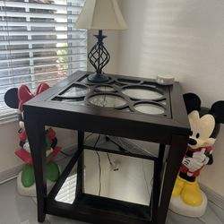 Glass/wood Coffee Table 