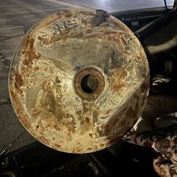 Heavy Metal Shield or OldBar Stool Bottom - Future Captain America or Wonder Woman Shield Perhaps???