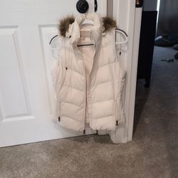 Banana Republic Winter Vest With Removable Hood