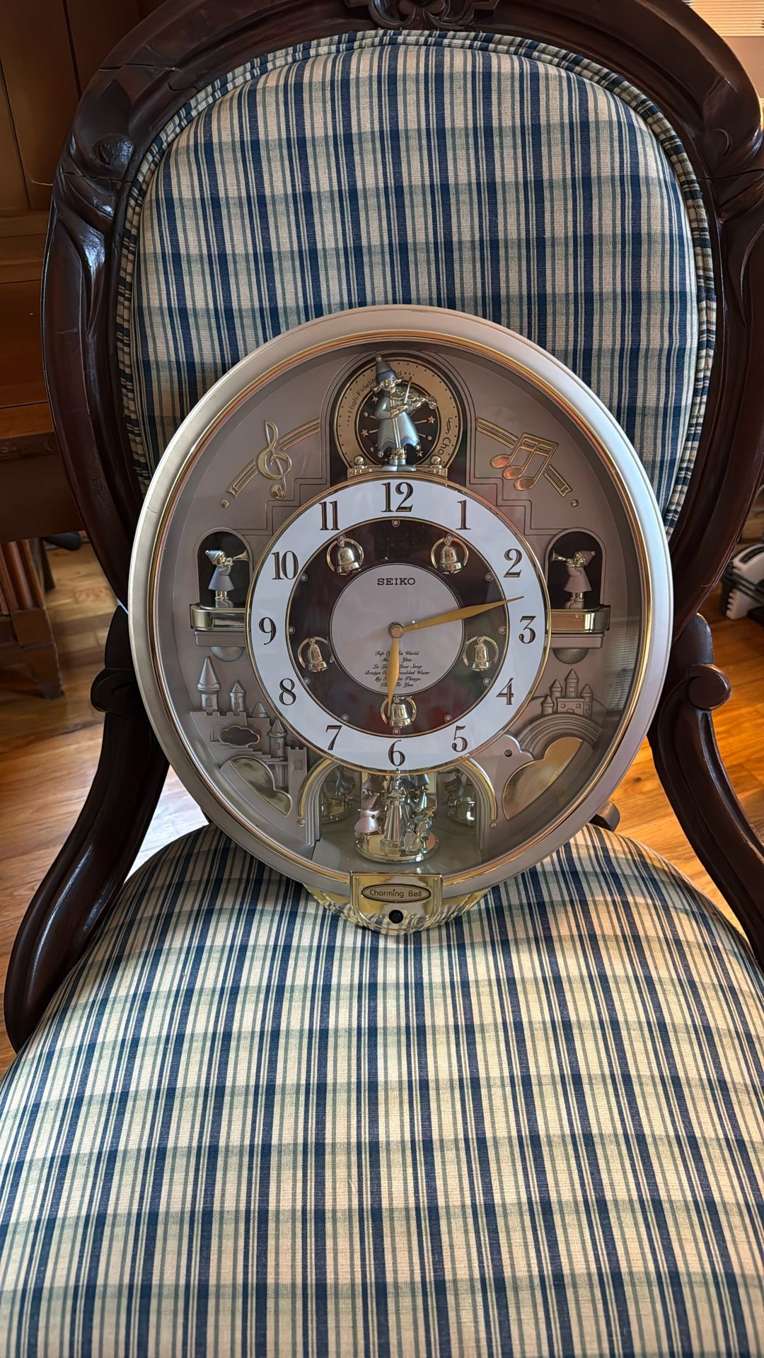 Seiko Musical Clock Melodies In Motion Charming Bell
