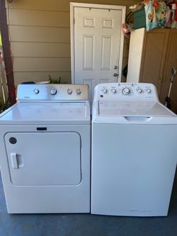 GE washer And maytag Dryer work perfectly
