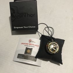 QUANTHOR  Chakra Pendant   Genuine Crystal Stones   Retails $69  