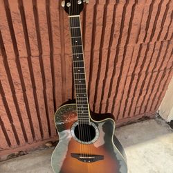 Ovation celebrity acoustic-electric guitar with case